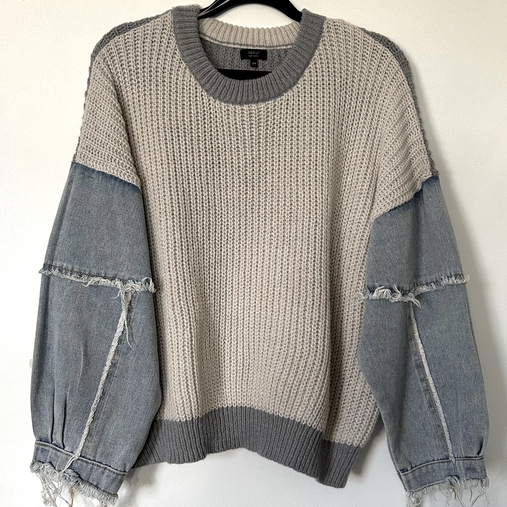Denim Sweater